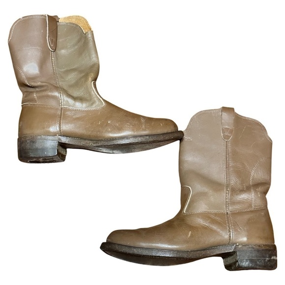 Vulcan Mens vintage leather boots size 8 - Picture 1 of 9